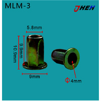 MLM4 Auto Rivet Nuts 5 Pcs in 1 Pack Fits Various Models