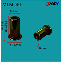 MLM40 Auto Rivet Nuts 5 Pcs in 1 Pack Fits Various Models