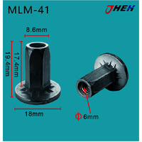MLM41 Auto Rivet Nuts 5 Pcs in 1 Pack Fits Various Models