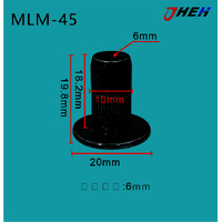 MLM45 Auto Rivet Nuts 5 Pcs in 1 Pack Fits Various Models