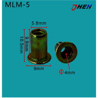 MLM5 Auto Rivet Nuts 5 Pcs in 1 Pack Fits Various Models