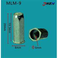 MLM9 Auto Rivet Nuts 5 Pcs in 1 Pack Fits Various Models