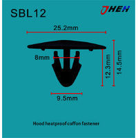 SBL12 Car Trim Clips 10 Pcs in 1 Pack Fits Subaru Models