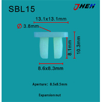 SBL15 Car Trim Clips 10 Pcs in 1 Pack Fits Subaru Models