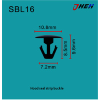 SBL16 Car Trim Clips 10 Pcs in 1 Pack Fits Subaru Models