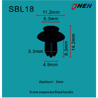 SBL18 Car Trim Clips 10 Pcs in 1 Pack Fits Subaru Models