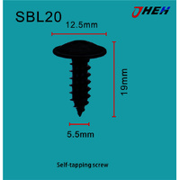 SBL20 Car Trim Clips 10 Pcs in 1 Pack Fits Subaru Models