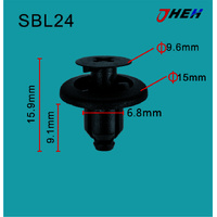 SBL24 Car Trim Clips 10 Pcs in 1 Pack Fits Subaru Models