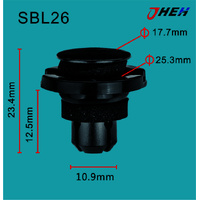 SBL26 Car Trim Clips 5 Pcs in 1 Pack Fits Subaru Models