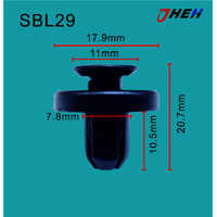 SBL29 Car Trim Clips 10 Pcs in 1 Pack Fits Subaru Models