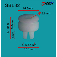 SBL32 Car Trim Clips 10 Pcs in 1 Pack Fits Subaru Models
