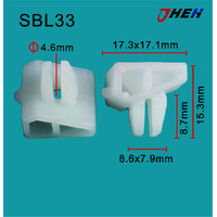 SBL33 Car Trim Clips 10 Pcs in 1 Pack Fits Subaru Models
