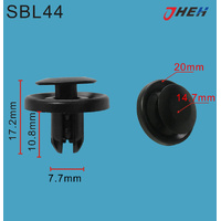 SBL44 Car Trim Clips 10 Pcs in 1 Pack Fits Subaru Models