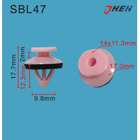 SBL47 Car Trim Clips 10 Pcs in 1 Pack Fits Subaru Models