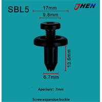SBL5 Car Trim Clips 10 Pcs in 1 Pack Fits Subaru Models