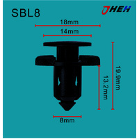 SBL8 Car Trim Clips 10 Pcs in 1 Pack Fits Subaru Models