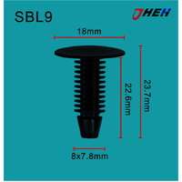 SBL9 Car Trim Clips 10 Pcs in 1 Pack Fits Subaru Models