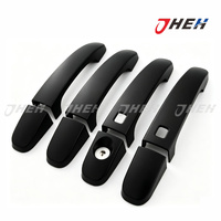 Door Handle Cover With Sensor Holes Black  8pcs/Set Fits Ford Ranger 2018-2022 SFR15DHC-0009-S-BK