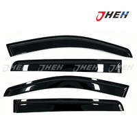 Window Visors Black  4pcs/Set Fits Ford Ranger 2012-2020  SFR15DVI-2001-BK
