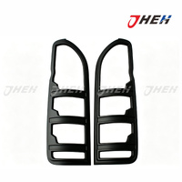 Tail Light Covers Black  2pcs/Set Fits Toyota Hiace 2005-2018 STHI05TLC-0336-BK