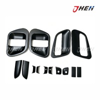 Door Handle Covers And Inserts Black  14pcs/Set Fits Toyota Hiace 2005-2018 STHI16DHC-0152-BK