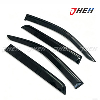 Window Visors Black  4pcs/Set Fits Toyota Hilux 2015- STHR15DVI-2008-BK