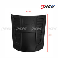 Bonnet Scoop Cover Matte Black  Fits Toyota Hilux 2021-2025 STHR21HSF-6254-MB