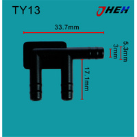 TY13 Auto Hose Connectors  10 Pcs in 1 Pack Fits Various Models