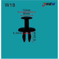 W18 Car Trim Clips 10 Pcs in 1 Pack Fits Volvo Models
