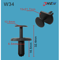 W34 Car Trim Clips 10 Pcs in 1 Pack Fits Volvo Models