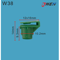 W38 Car Trim Clips 5 Pcs in 1 Pack Fits Volvo Models
