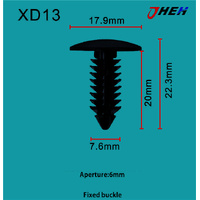 XD13 Car Trim Clips 20 Pcs in 1 Pack Fits Hyundai &amp; Kia Models