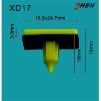 XD17 Car Trim Clips 10 Pcs in 1 Pack Fits Hyundai &amp; Kia Models