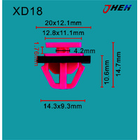 XD18 Car Trim Clips 10 Pcs in 1 Pack Fits Hyundai &amp; Kia Models