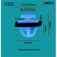 XD2 Car Trim Clips 10 Pcs in 1 Pack Fits Hyundai &amp; Kia Models