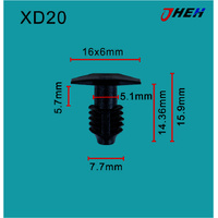 XD20 Car Trim Clips 20 Pcs in 1 Pack Fits Hyundai &amp; Kia Models