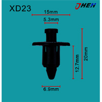 XD23 Car Trim Clips 20 Pcs in 1 Pack Fits Hyundai &amp; Kia Models