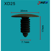 XD25 Car Trim Clips 10 Pcs in 1 Pack Fits Hyundai &amp; Kia Models