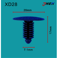 XD28 Car Trim Clips 10 Pcs in 1 Pack Fits Hyundai &amp; Kia Models