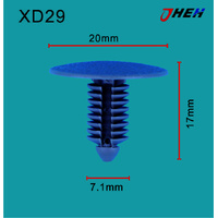 XD29 Car Trim Clips 10 Pcs in 1 Pack Fits Hyundai &amp; Kia Models