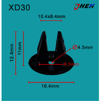 XD30 Car Trim Clips 10 Pcs in 1 Pack Fits Hyundai &amp; Kia Models