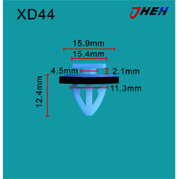 XD44 Car Trim Clips 10 Pcs in 1 Pack Fits Hyundai &amp; Kia Models
