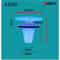XD50 Car Trim Clips 10 Pcs in 1 Pack Fits Hyundai &amp; Kia Models