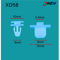 XD58 Car Trim Clips 10 Pcs in 1 Pack Fits Hyundai &amp; Kia Models