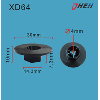 XD64 Car Trim Clips 10 Pcs in 1 Pack Fits Hyundai &amp; Kia Models