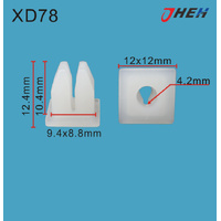 XD78 Car Trim Clips 10 Pcs in 1 Pack Fits Hyundai &amp; Kia Models