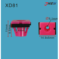 XD81 Car Trim Clips 10 Pcs in 1 Pack Fits Hyundai &amp; Kia Models