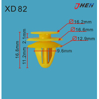 XD82 Car Trim Clips 20 Pcs in 1 Pack Fits Hyundai &amp; Kia Models