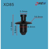 XD85 Car Trim Clips 10 Pcs in 1 Pack Fits Hyundai &amp; Kia Models