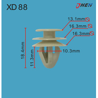 XD88 Car Trim Clips 20 Pcs in 1 Pack Fits Hyundai &amp; Kia Models